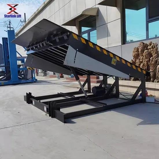 10t Hydraulic Electric Stationary Loading Yard Ramp Dock Leveler