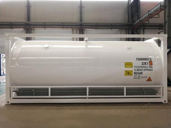 20FT Cryogenic CO2 Storage Tank Lco2 T75 ISO Cryogenic Tank